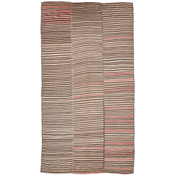 Tappeto Kilim Mazandaran Vintage Persia Astratto Beige Marro