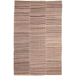 Tappeto Kilim Mazandaran Vintage Persia Astratto Beige Marro