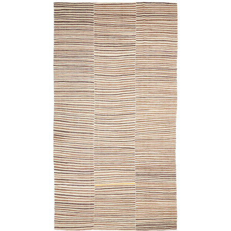 Tappeto Kilim Mazandaran Vintage Persia Astratto Ecrù Marron