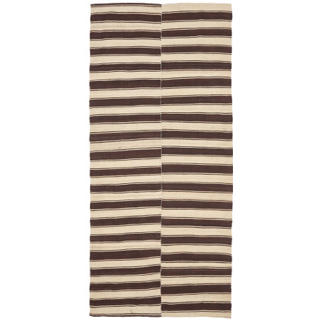 Tappeto Kilim Mazandaran Vintage Persia Astratto Marrone Ecr