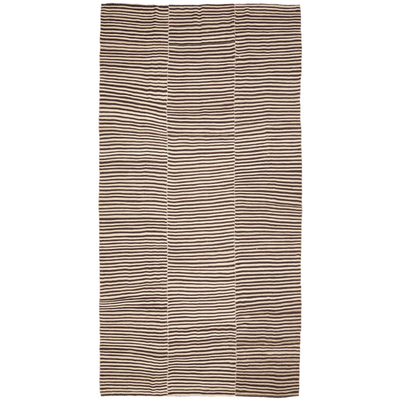 Tappeto Kilim Mazandaran Vintage Persia Astratto Beige Marro