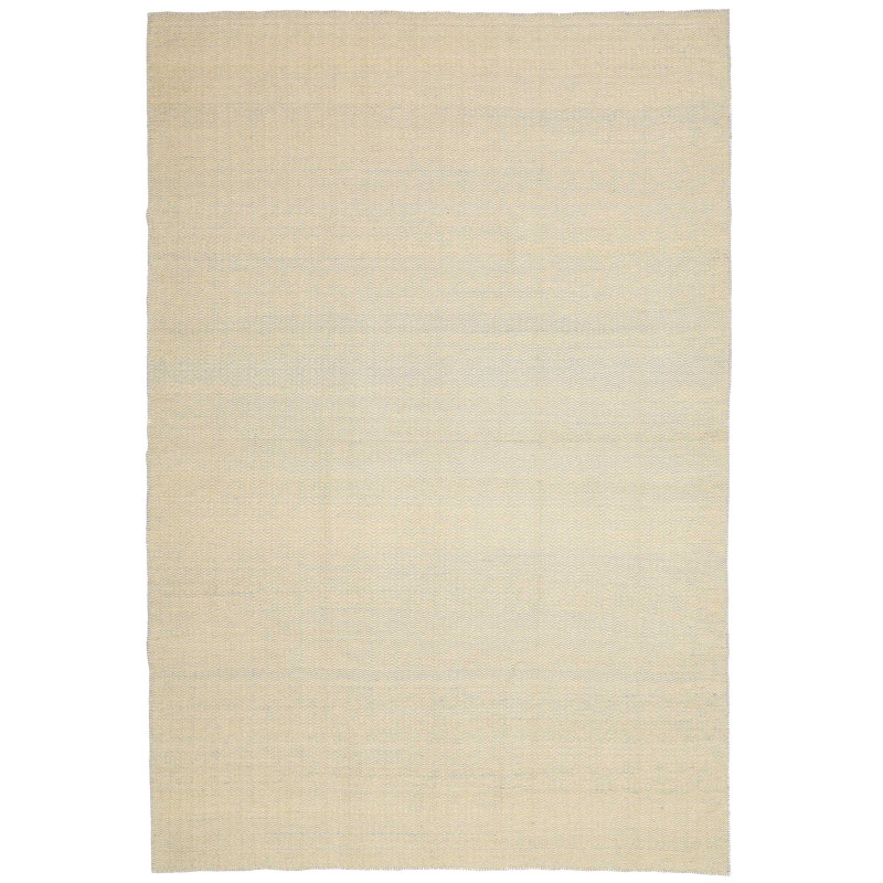 Tappeto Kilim Plain Persia Astratto Crema Naturale 196x301 C