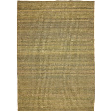 Tappeto Kilim Plain Persia Astratto Verde Oliva Sabbia 239x3