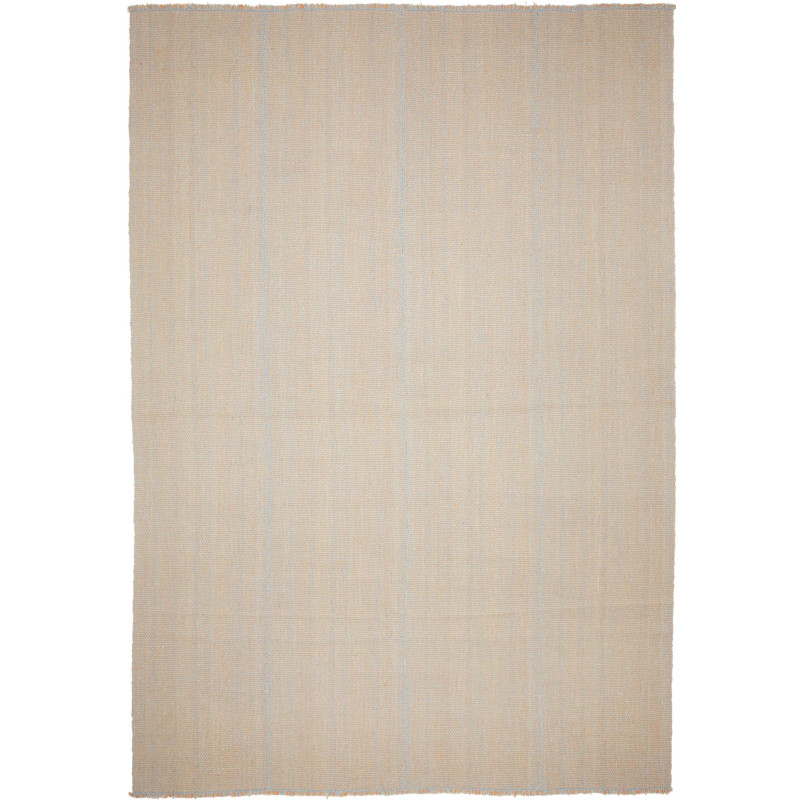 Tappeto Mani Persia Astratto Beige Azzurro Chiaro 267x383 Cm