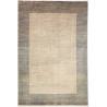 Tappeto Shayan Pakistan Geometrico Beige Grigio 77x199 Cm