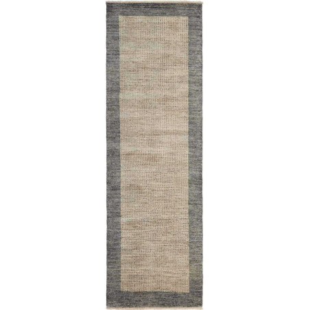 Tappeto Shayan Pakistan Geometrico Grigio Beige Naturale 79x