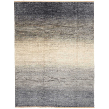 Tappeto Shayan Pakistan Astratto Grigio Beige 202x265 Cm