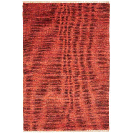 Tappeto Shayan Pakistan Astratto Rosso Mattone 121x180 Cm
