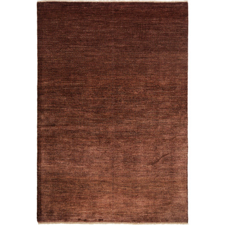 Tappeto Shayan Pakistan Astratto Terracotta Scuro 173x257 Cm