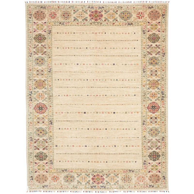 Tappeto Rubin Pakistan Geometrico Crema Pastello 172x230 Cm