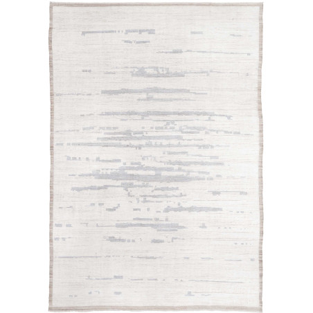 Tappeto Gabbeh Marrakech Persia Astratto Bianco Grigio Chiar