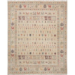 Tappeto Rubin Pakistan Astratto Beige Policromo 205x249 Cm