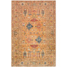 Tappeto Kazak Fine Pakistan Geometrico Terracotta Blu 209x30