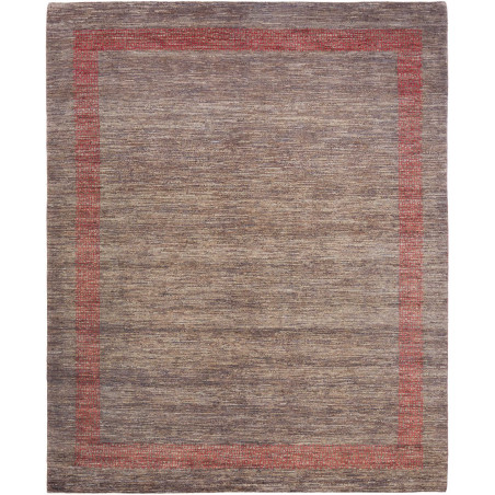 Tappeto Royal Gabbeh Pakistan Astratto Taupe Rosso Terracott