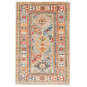 Tappeto Kazak Fine Pakistan Astratto Grigio Multicolore 63x9