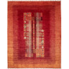 Tappeto Siva Pakistan Geometrico Rosso Arancio 245x301 Cm