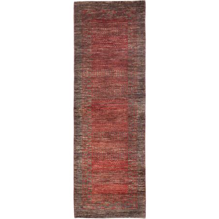 Tappeto Royal Gabbeh Pakistan Geometrico Rosso Terra Marrone