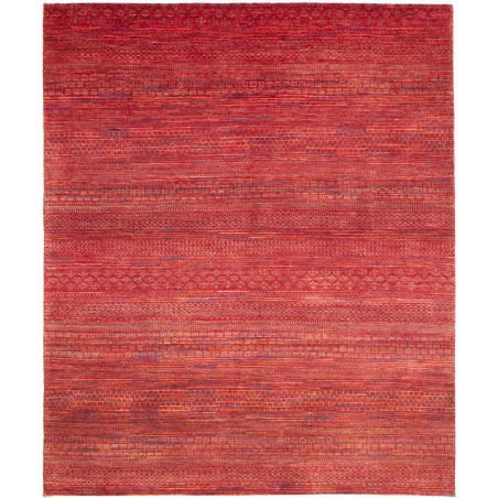 Tappeto Royal Gabbeh Pakistan Geometrico Rosso Bordeaux 200x