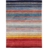 Tappeto Royal Gabbeh Pakistan A Righe Multicolore 153x200 cm