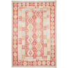 Tappeto Kilim Afghanistan Geometrico Rosso Mattone Celeste 2