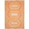 Tappeto Kilim Afghanistan Astratto Arancio Pesca 206x299 Cm