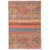 Tappeto Rubin Pakistan Geometrico Terracotta Blu 100x146 Cm