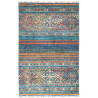 Tappeto Rubin Pakistan Astratto Blu Arancione 97x152 Cm