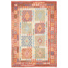 Tappeto Kilim Afghanistan Geometrico Terracotta Multicolore