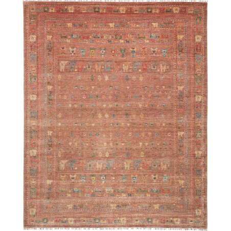 Tappeto Rubin Pakistan Astratto Terracotta Multicolore 248x3