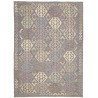 Tappeto Kilim Afghanistan Geometrico Grigio Beige 182x247 Cm