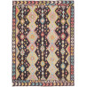 Tappeto Kilim Afghanistan Geometrico Scuri Vivaci 172x238 Cm