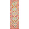 Tappeto Kilim Afghanistan Geometrico Multicolore Corallo 76x