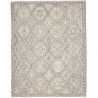 Tappeto Kilim Afghanistan Geometrico Grigio Azzurro 178x220