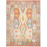 Tappeto Kilim Afghanistan Geometrico Multicolore Pastello 18