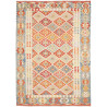 Tappeto Kilim Afghanistan Geometrico Multicolore Etnico 178x