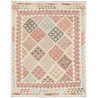 Tappeto Kilim Afghanistan Astratto Multicolore Pastello 152x