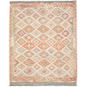 Tappeto Kilim Afghanistan Geometrico Beige Arancio 149x188 C