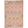 Tappeto Kilim Afghanistan Geometrico Multicolore Pastello 12