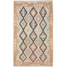 Tappeto Kilim Afghanistan Geometrico Beige Blu 118x196 Cm