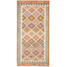 Tappeto Kilim Afghanistan Astratto Multicolore Arancione 106