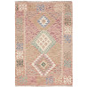 Tappeto Kilim Afghanistan Geometrico Rosa Azzurro 98x142 Cm