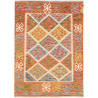 Tappeto Kilim Afghanistan Geometrico Arancio Multicolore 105