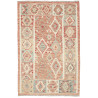 Tappeto Kilim Afghanistan Astratto Terracotta Azzurro 103x15