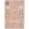 Tappeto Kilim Afghanistan Astratto Terracotta Beige 106x148