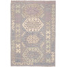 Tappeto Kilim Afghanistan Geometrico Lilla Beige 122x177 Cm