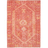 Tappeto Kilim Afghanistan Geometrico Rosso Arancione 121x175