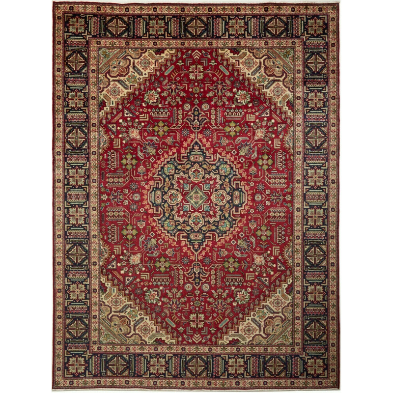 Tabriz 248x337 Cm Tabriz, Persia, Hand-carded Wool (warp: