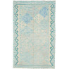 Tappeto Kilim Afghanistan Geometrico Turchese Azzurro Crema