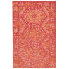 Tappeto Kilim Afghanistan Geometrico Rosso Arancio 98x153 Cm