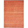 Tappeto Royal Gabbeh Pakistan A Righe Arancio Terracotta Etn